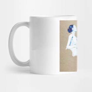 Blue Silhouette Mug